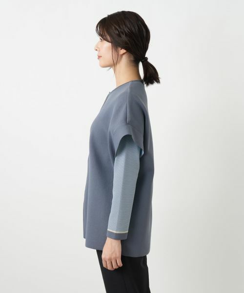 Leilian / レリアン テーラードジャケット | ルーズジップベスト | 詳細5