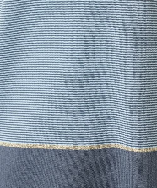 Leilian / レリアン ニット・セーター | ラメボーダークルーネックニット | 詳細11