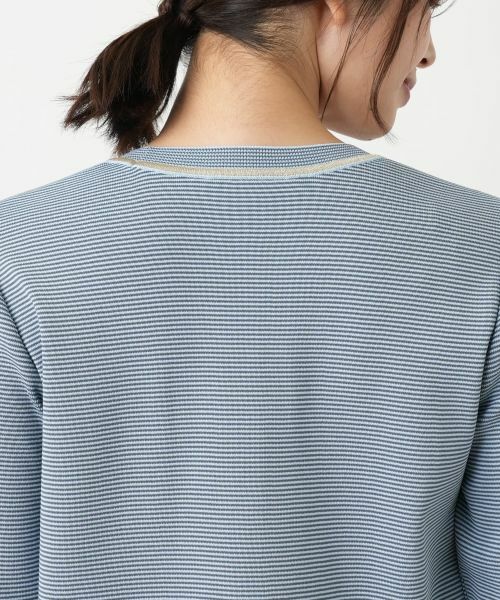 Leilian / レリアン ニット・セーター | ラメボーダークルーネックニット | 詳細8