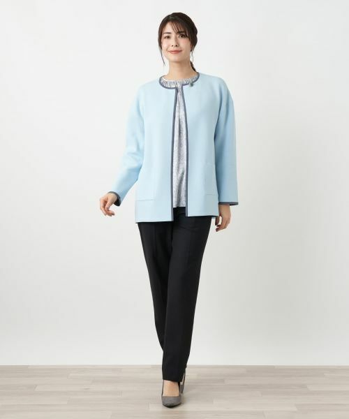 Leilian / レリアン カーディガン・ボレロ | リバーシブルニットジャケット | 詳細1