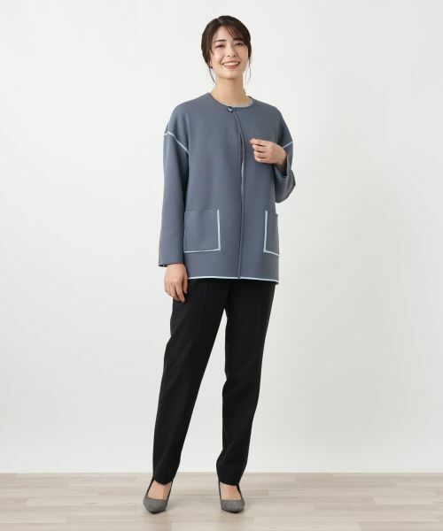 Leilian / レリアン カーディガン・ボレロ | リバーシブルニットジャケット | 詳細4