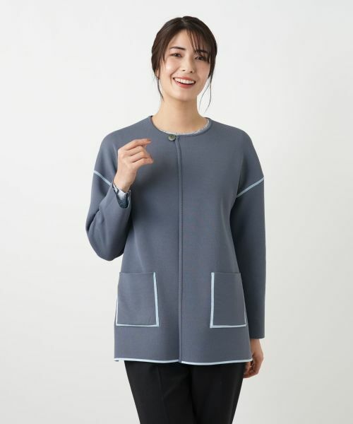 Leilian / レリアン カーディガン・ボレロ | リバーシブルニットジャケット | 詳細5