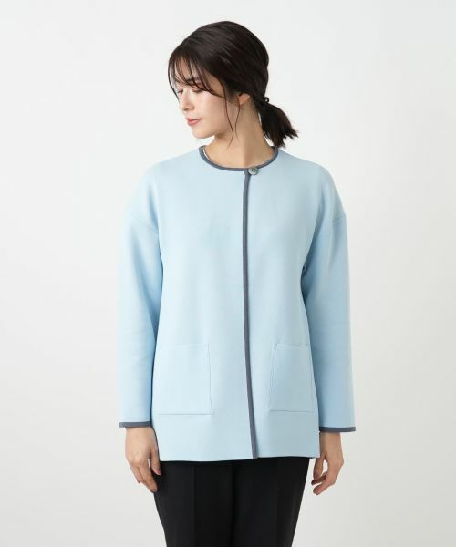 Leilian / レリアン カーディガン・ボレロ | リバーシブルニットジャケット | 詳細6