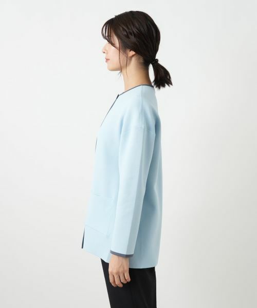 Leilian / レリアン カーディガン・ボレロ | リバーシブルニットジャケット | 詳細7