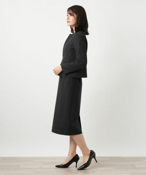 Leilian / レリアン セットアップ | ノーカラースーツ【セレモニー】【Leilian WHITE LABEL】 | 詳細2