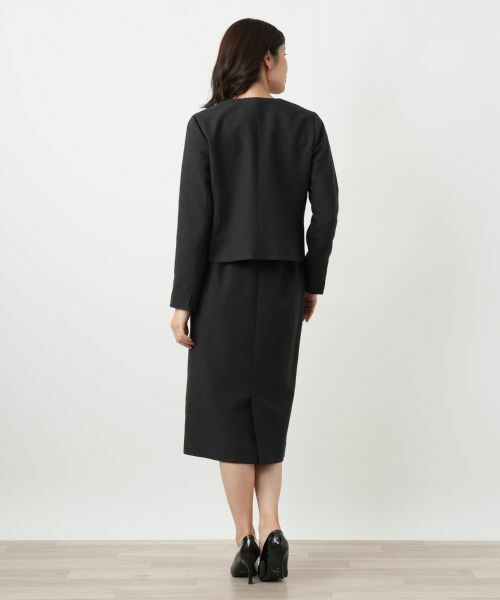 Leilian / レリアン セットアップ | ノーカラースーツ【セレモニー】【Leilian WHITE LABEL】 | 詳細3