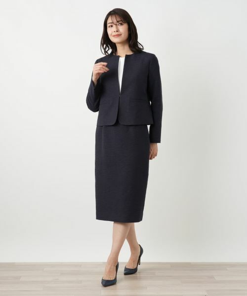 Leilian / レリアン セットアップ | ノーカラースーツ【セレモニー】【Leilian WHITE LABEL】 | 詳細4