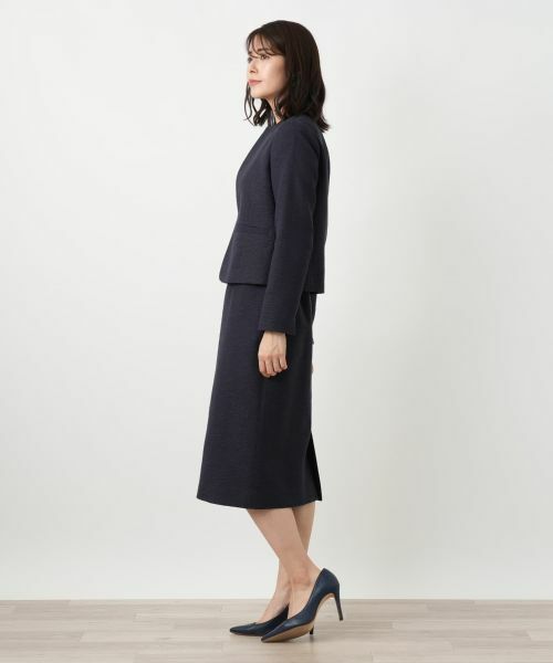 Leilian / レリアン セットアップ | ノーカラースーツ【セレモニー】【Leilian WHITE LABEL】 | 詳細5