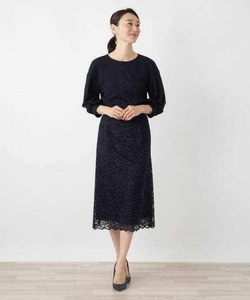 Leilian / レリアン ミニ・ひざ丈スカート | フォーマル_洗えるストレッチスカート【26年1月カタログ】 | 詳細1