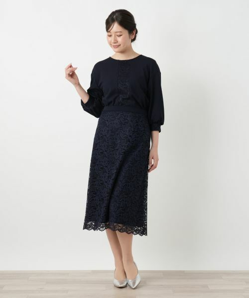 Leilian / レリアン ミニ・ひざ丈スカート | フォーマル_洗えるストレッチスカート【26年1月カタログ】 | 詳細14