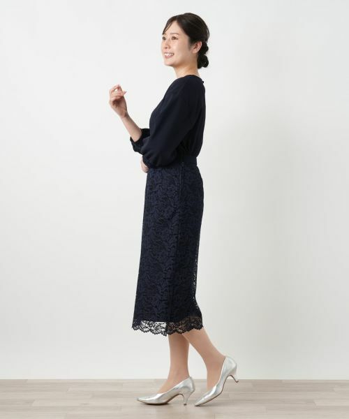 Leilian / レリアン ミニ・ひざ丈スカート | フォーマル_洗えるストレッチスカート【26年1月カタログ】 | 詳細15