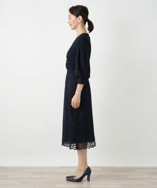 Leilian / レリアン ミニ・ひざ丈スカート | フォーマル_洗えるストレッチスカート【26年1月カタログ】 | 詳細2