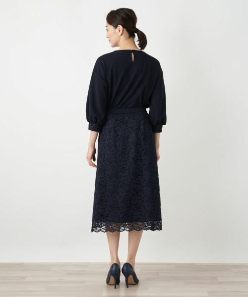 Leilian / レリアン ミニ・ひざ丈スカート | フォーマル_洗えるストレッチスカート【26年1月カタログ】 | 詳細3