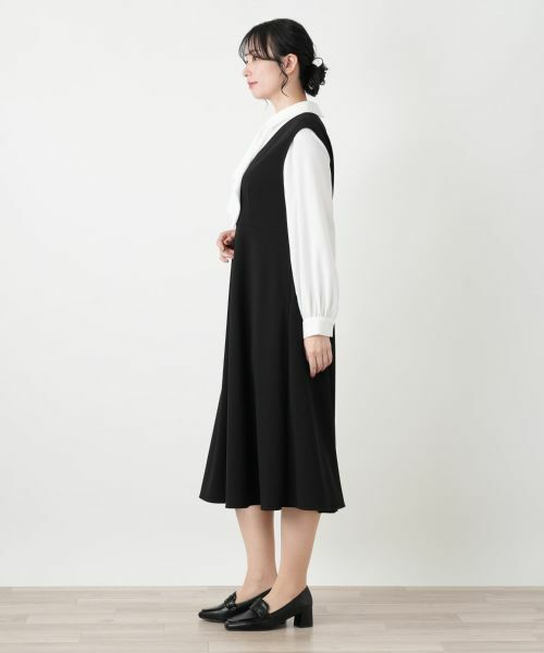 Leilian / レリアン ロング・マキシ丈ワンピース | ストレッチジャンパースカート【26年2月カタログ】 | 詳細18