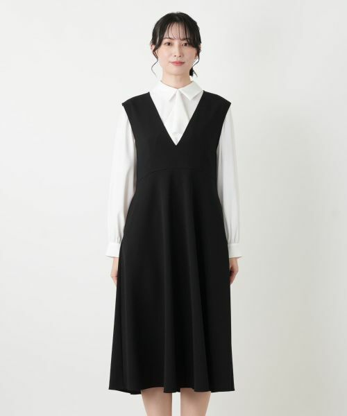 Leilian / レリアン ロング・マキシ丈ワンピース | ストレッチジャンパースカート【26年2月カタログ】 | 詳細20