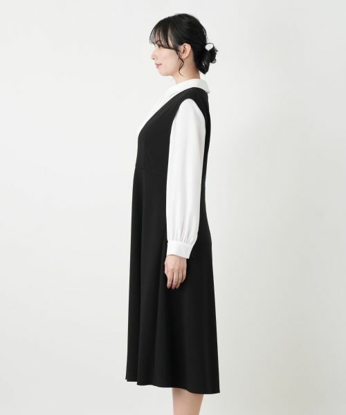 Leilian / レリアン ロング・マキシ丈ワンピース | ストレッチジャンパースカート【26年2月カタログ】 | 詳細21