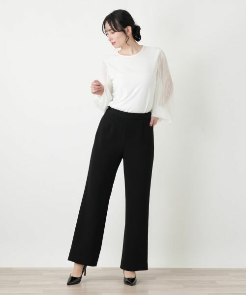 Leilian / レリアン その他パンツ | ワイドストレッチパンツ【26年2月カタログ】 | 詳細17