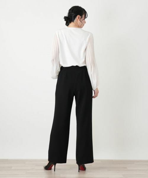 Leilian / レリアン その他パンツ | ワイドストレッチパンツ【26年2月カタログ】 | 詳細19