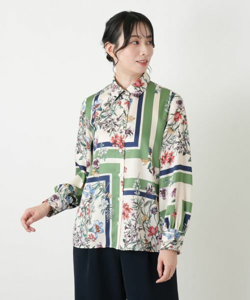 Leilian / レリアン シャツ・ブラウス | プリントブラウス【26年2月カタログ】 | 詳細28