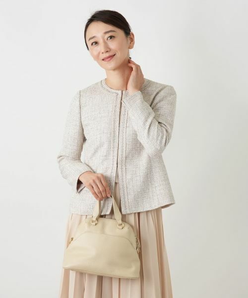 Leilian / レリアン テーラードジャケット | フォーマルジャケット【26年1月カタログ】(ベージュ)