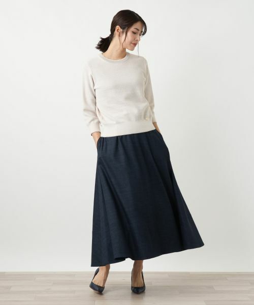 Leilian / レリアン ニット・セーター | ラメメッシュ編みセーター【26年2月カタログ】 | 詳細12