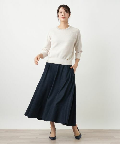 Leilian / レリアン ニット・セーター | ラメメッシュ編みセーター【26年2月カタログ】 | 詳細13