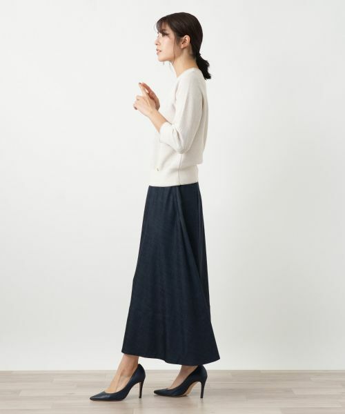 Leilian / レリアン ニット・セーター | ラメメッシュ編みセーター【26年2月カタログ】 | 詳細15