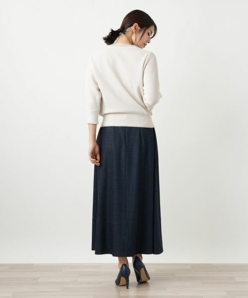 Leilian / レリアン ニット・セーター | ラメメッシュ編みセーター【26年2月カタログ】 | 詳細16