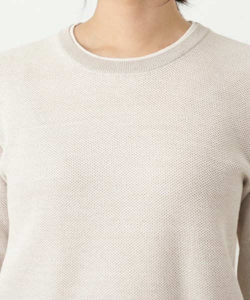 Leilian / レリアン ニット・セーター | ラメメッシュ編みセーター【26年2月カタログ】 | 詳細6