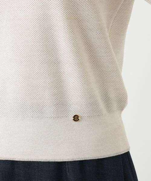 Leilian / レリアン ニット・セーター | ラメメッシュ編みセーター【26年2月カタログ】 | 詳細9