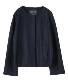 Leilian / レリアン テーラードジャケット | ノーカラージャケット【CINZIA ROCCA】