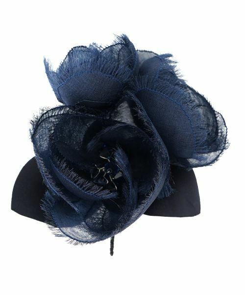 Leilian / レリアン ブローチ・コサージュ | フラワーコサージュ（ネイビー）