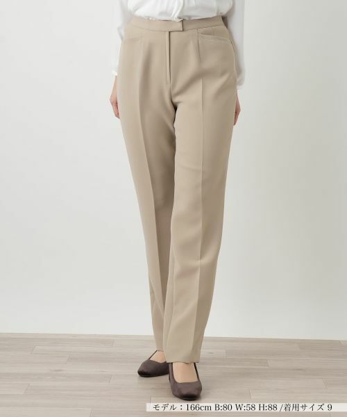 Leilian / レリアン その他パンツ | コンフォートストレッチパンツ（ベージュ）