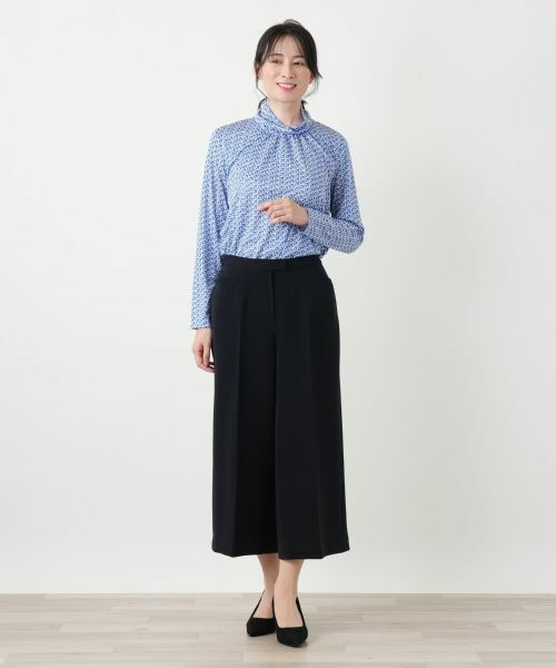 Leilian / レリアン その他パンツ | コンフォートストレッチワイドパンツ | 詳細1
