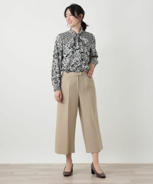 Leilian / レリアン その他パンツ | コンフォートストレッチワイドパンツ | 詳細10