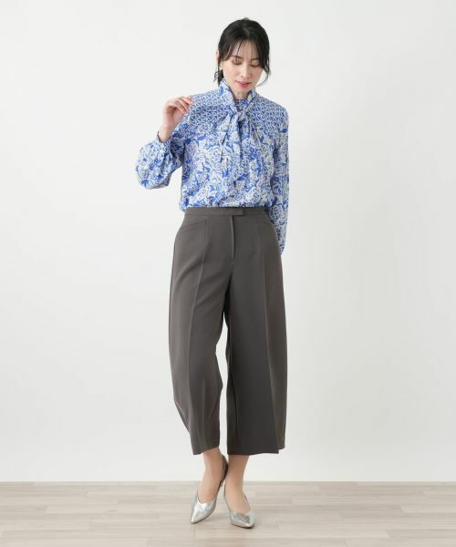 Leilian / レリアン その他パンツ | コンフォートストレッチワイドパンツ | 詳細4