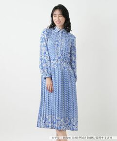 Leilian / レリアン ドレス | プリントシャツワンピース【ROCHAS Premiere】