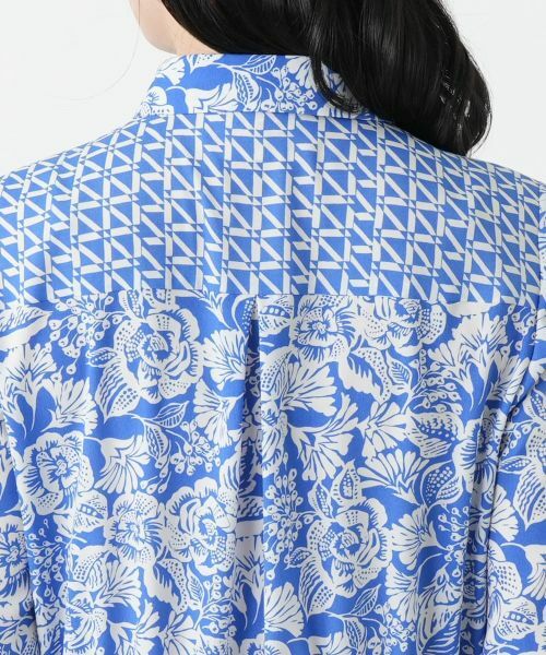 Leilian / レリアン ドレス | プリントシャツワンピース【ROCHAS Premiere】 | 詳細11