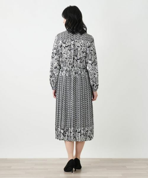 Leilian / レリアン ドレス | プリントシャツワンピース【ROCHAS Premiere】 | 詳細3
