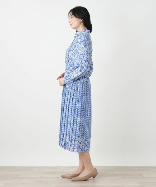 Leilian / レリアン ドレス | プリントシャツワンピース【ROCHAS Premiere】 | 詳細5