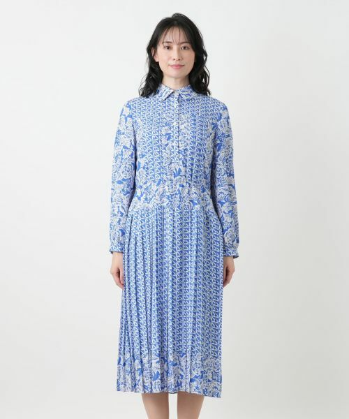 Leilian / レリアン ドレス | プリントシャツワンピース【ROCHAS Premiere】 | 詳細7