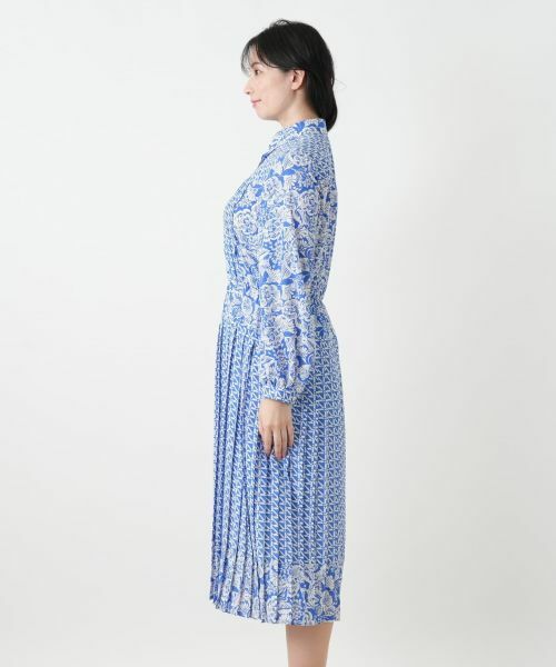 Leilian / レリアン ドレス | プリントシャツワンピース【ROCHAS Premiere】 | 詳細8