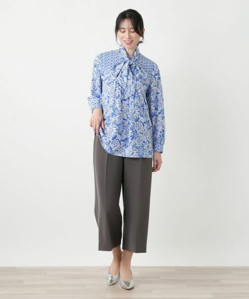 Leilian / レリアン シャツ・ブラウス | ペイズリーボウタイブラウス【ROCHAS Premiere】 | 詳細1