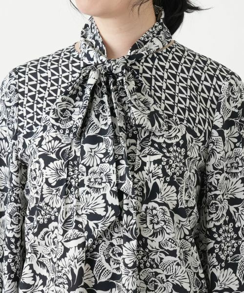 Leilian / レリアン シャツ・ブラウス | ペイズリーボウタイブラウス【ROCHAS Premiere】 | 詳細11