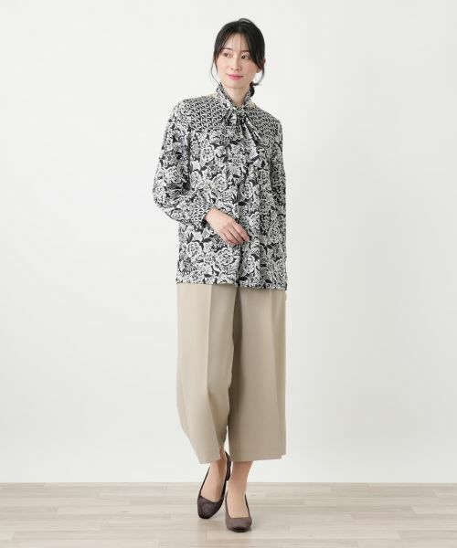 Leilian / レリアン シャツ・ブラウス | ペイズリーボウタイブラウス【ROCHAS Premiere】 | 詳細4