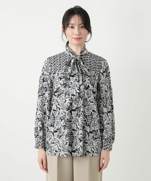 Leilian / レリアン シャツ・ブラウス | ペイズリーボウタイブラウス【ROCHAS Premiere】 | 詳細8