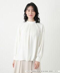 Leilian / レリアン シャツ・ブラウス | タックプリーツブラウス【ROCHAS Premiere】