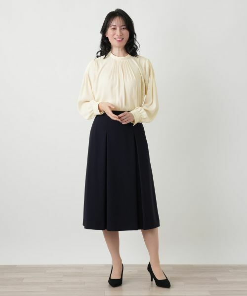 Leilian / レリアン シャツ・ブラウス | タックプリーツブラウス【ROCHAS Premiere】 | 詳細1