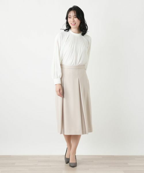 Leilian / レリアン シャツ・ブラウス | タックプリーツブラウス【ROCHAS Premiere】 | 詳細4