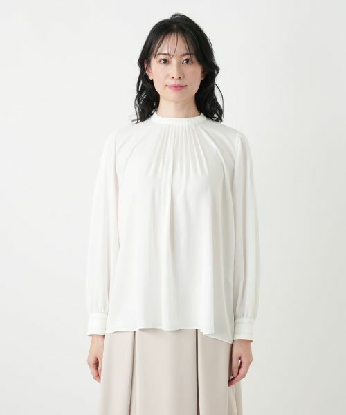 Leilian / レリアン シャツ・ブラウス | タックプリーツブラウス【ROCHAS Premiere】 | 詳細7